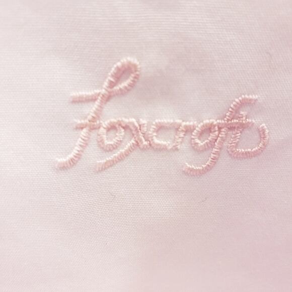 FOXCROFT The Hamptons, Button Down Blouse Light Pink Size 14P - Picture 5 of 7